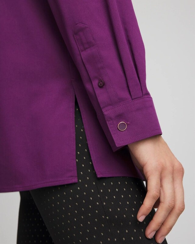 No Iron Novelty Button Tunic - image 4